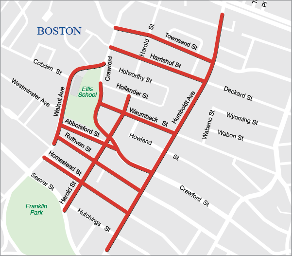 Boston: Ellis Elementary Traffic Calming (SRTS)